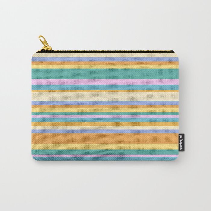 Classic Stripes XXIV - 90s Summer Carry All Pouch Gallery Image 1