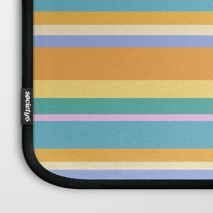Classic Stripes XXIV - 90s Summer Laptop Sleeve Gallery Image 3