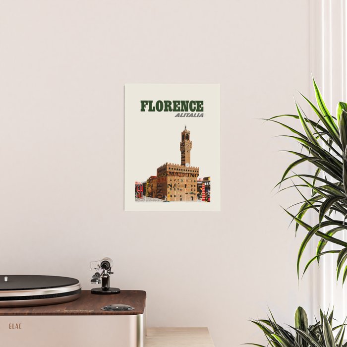 Florence Vintage Travel Poster, 1960s Poster Gallery Image 2