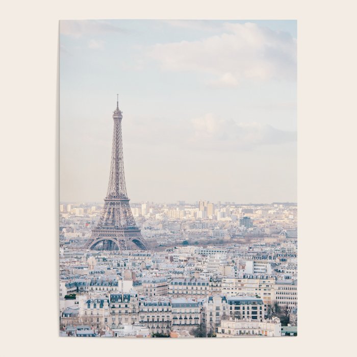 Paris Skyline, Eiffel Tower View, Travel Photography Poster Gallery Image 1