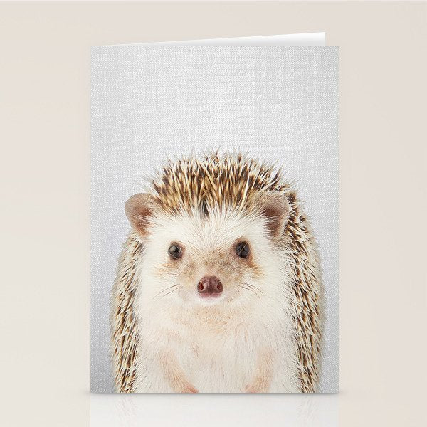 Hedgehog - Colorful Stationery Card Gallery Image 1