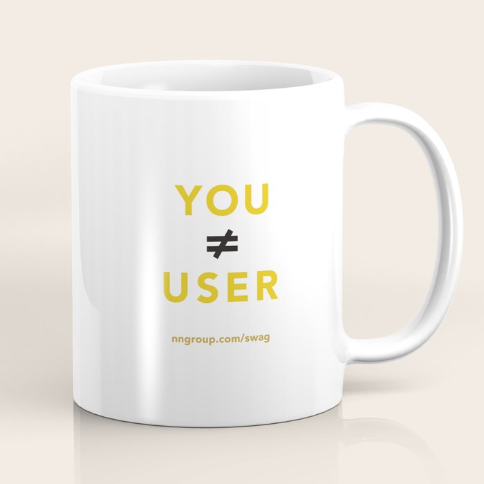 You Are Not Your User Coffee Mug Gallery Image 1