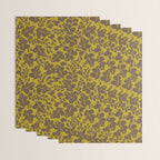 Vintage Floral Splash Pattern Wrapping Paper Gallery Image 3