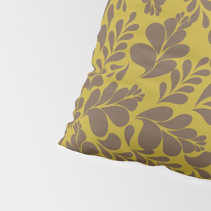 Vintage Floral Splash Pattern Pillow Sham Gallery Image 4