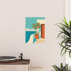 Mediterranean Balcony Orange Tree Poster Gallery Image 2