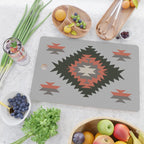 New Mexico Southwest Santa Fe Tribal Indian Pattern Cutting Board Gallery Image 2