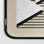 Triangle black and white Stripes Laptop Sleeve Gallery Image 3