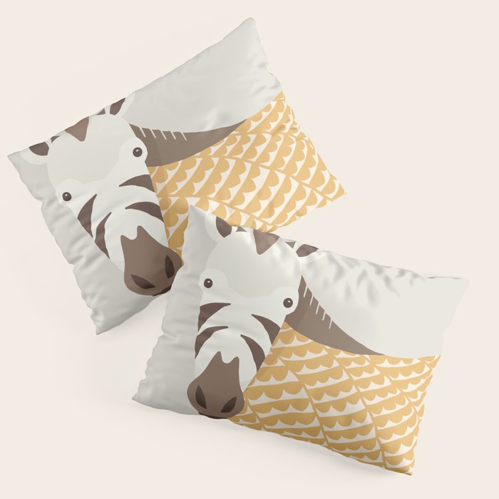 Whimsical Zebra Pillow Sham Gallery Image 3