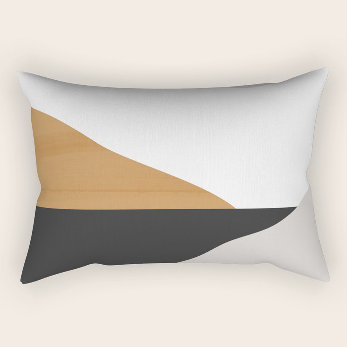 Minimal Art Landscape Rectangular Pillow Gallery Image 1