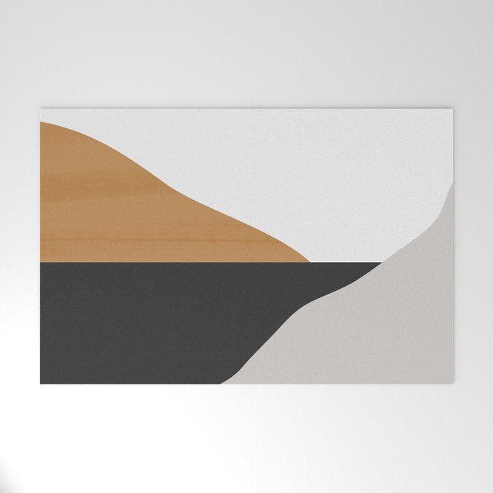 Minimal Art Landscape Welcome Mat Gallery Image 1