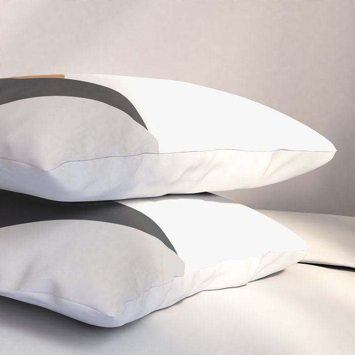 Minimal Art Landscape Pillow Sham Gallery Image 3