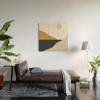 Minimal Art Landscape Wood Wall Art Gallery Image 2