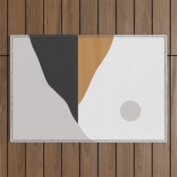Minimal Art Landscape Outdoor Rug Gallery Image 1
