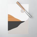 Minimal Art Landscape Wrapping Paper Gallery Image 1