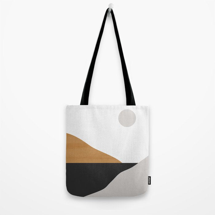 Minimal Art Landscape Tote Bag Gallery Image 2