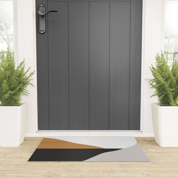 Minimal Art Landscape Welcome Mat Gallery Image 3