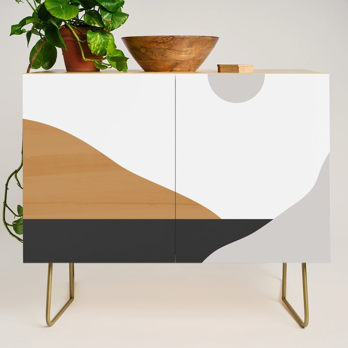 Minimal Art Landscape Credenza Gallery Image 1