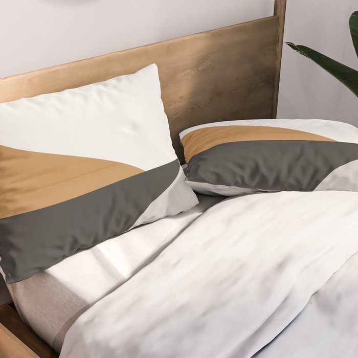 Minimal Art Landscape Pillow Sham Gallery Image 2