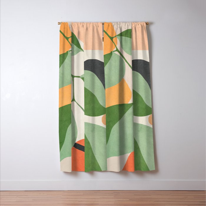 Colorful Branching Out 22 Window Curtain Gallery Image 3