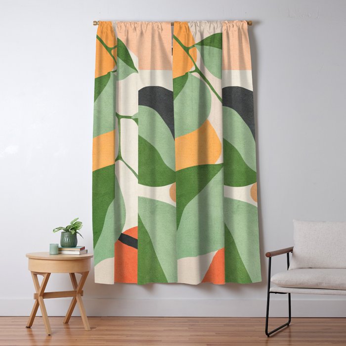 Colorful Branching Out 22 Window Curtain Gallery Image 5