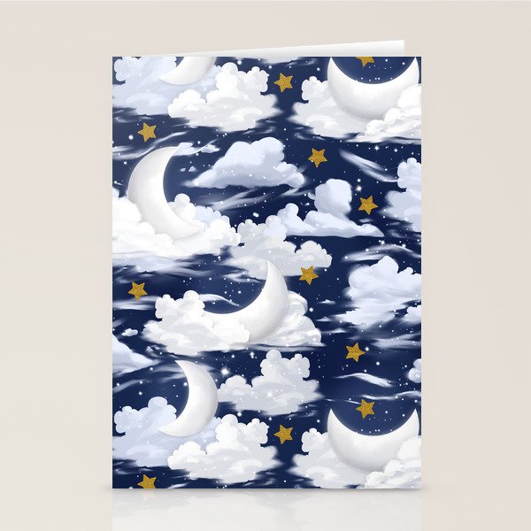 Magical Moon and Stars Stationery Card Gallery Image 2