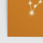 Pisces Zodiac Star Constellation Line Art Orange Poster Gallery Image 3