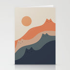 Cat Landscape 90 Stationery Card Gallery Image 2