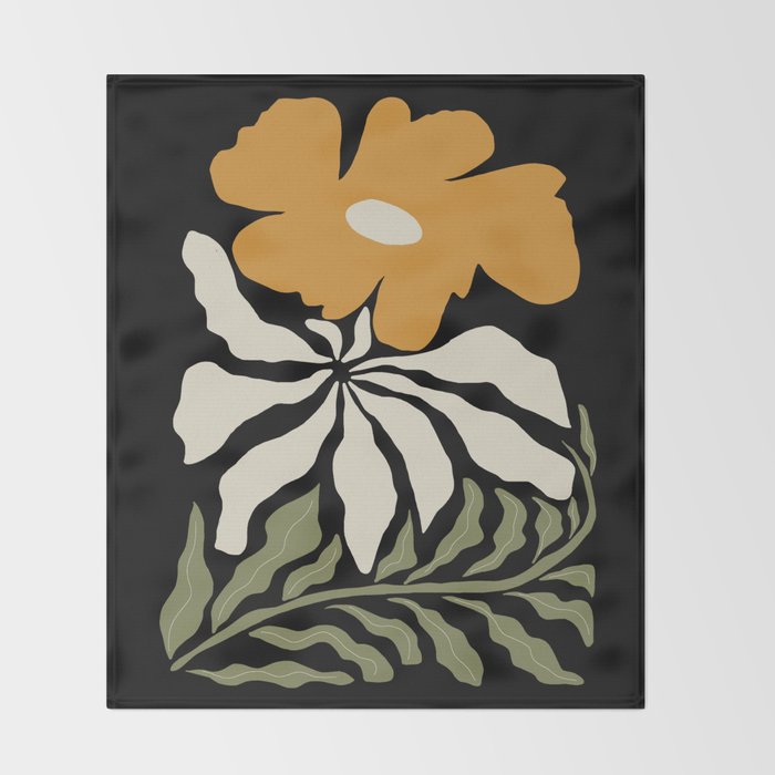 Power Flower  Throw Blanket Gallery Image 2