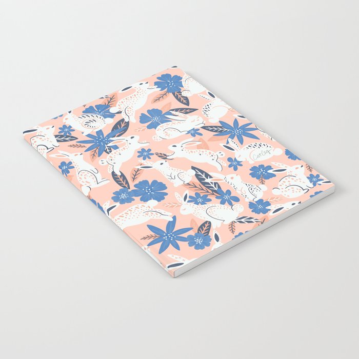 Bunnies & Blooms - Blue & Blush Palette Notebook Gallery Image 2