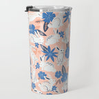 Bunnies & Blooms - Blue & Blush Palette Travel Mug Gallery Image 3