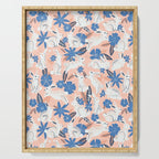 Bunnies & Blooms - Blue & Blush Palette Serving Tray Gallery Image 1
