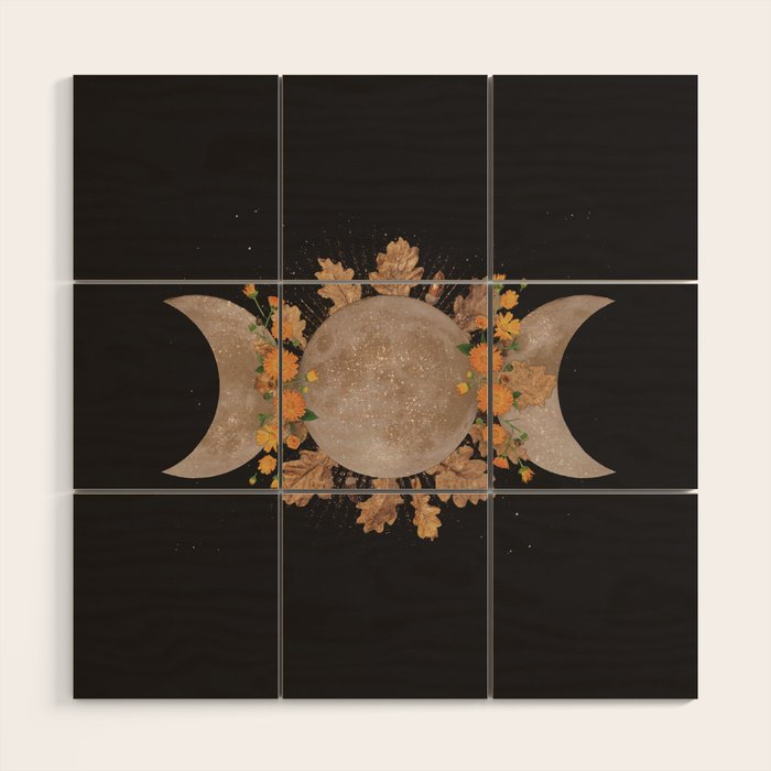 Samhain Moon  Wood Wall Art Gallery Image 1