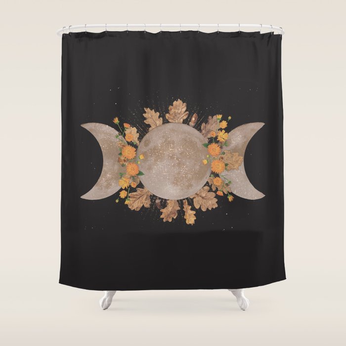 Samhain Moon  Shower Curtain Gallery Image 1