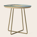 Arriving at Hneho Coast - A Contemporary Ukiyo-e Nature Landscape Side Table Gallery Image 1