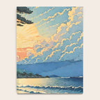 Arriving at Hneho Coast - A Contemporary Ukiyo-e Nature Landscape Notebook Gallery Image 4