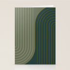 Two Tone Line Curvature XXXVII Stationery Card Gallery Image 2