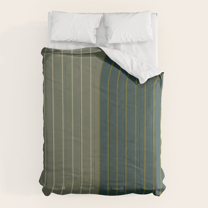 Two Tone Line Curvature XXXVII Comforter Gallery Image 1
