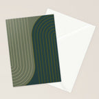 Two Tone Line Curvature XXXVII Stationery Card Gallery Image 2