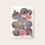 figs still life botanical watercolor Bath Mat Gallery Image 1