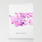 Washington State Rhododendron Stationery Card Gallery Image 2