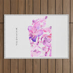 Washington State Rhododendron Outdoor Rug Gallery Image 1