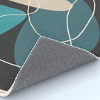 Minimal Colorful Abstract Shapes 4 Rug Gallery Image 4
