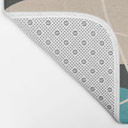 Minimal Colorful Abstract Shapes 4 Bath Mat Gallery Image 2