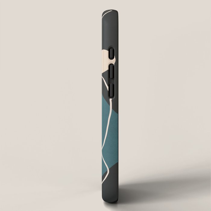 Minimal Colorful Abstract Shapes 4 iPhone Case Gallery Image 2