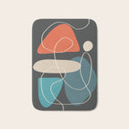 Minimal Colorful Abstract Shapes 4 Bath Mat Gallery Image 1