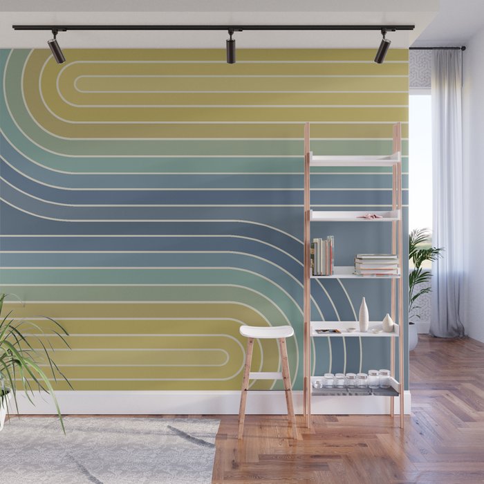 Gradient Curvature VIII Wall Mural Gallery Image 1
