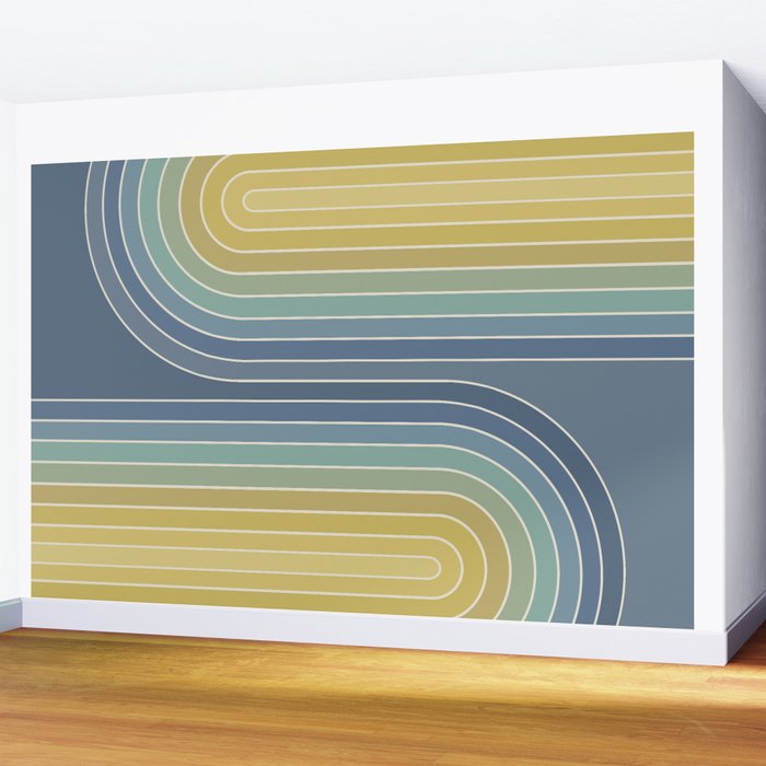 Gradient Curvature VIII Wall Mural Gallery Image 2
