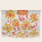 Sunflower Watercolor - Fiery Palette Wall Hanging Gallery Image 1