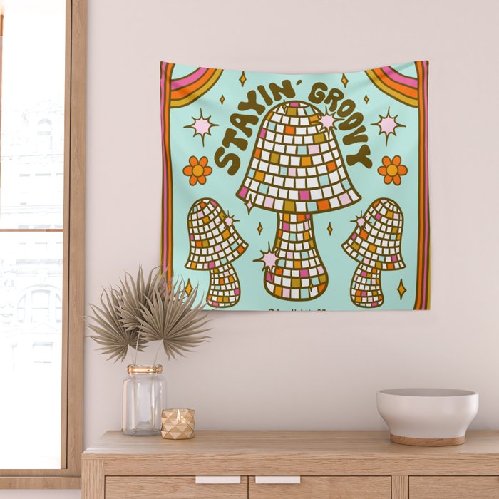 Stayin' Groovy Wall Tapestry Gallery Image 2