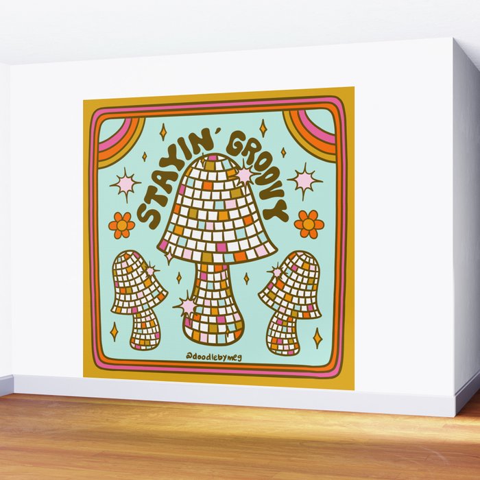 Stayin' Groovy Wall Mural Gallery Image 2